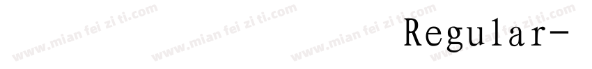 尔雅秀丽楷书 Regular字体转换